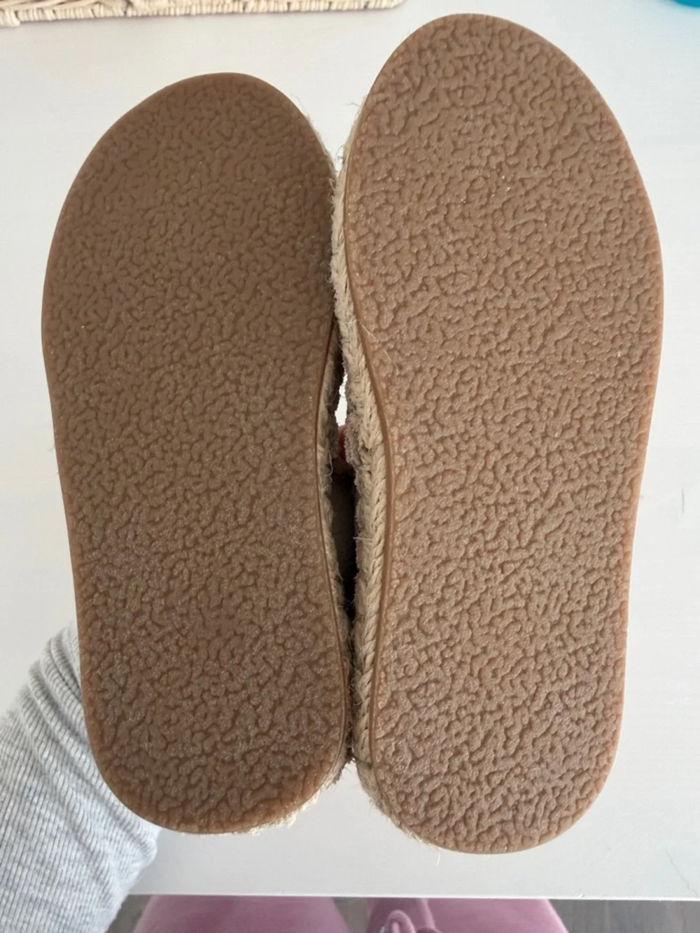 Zara Kids Beige Suede Espadrille Sneakers